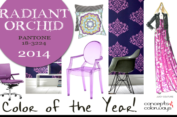 radiant orchid interior design Concepts and Colorways