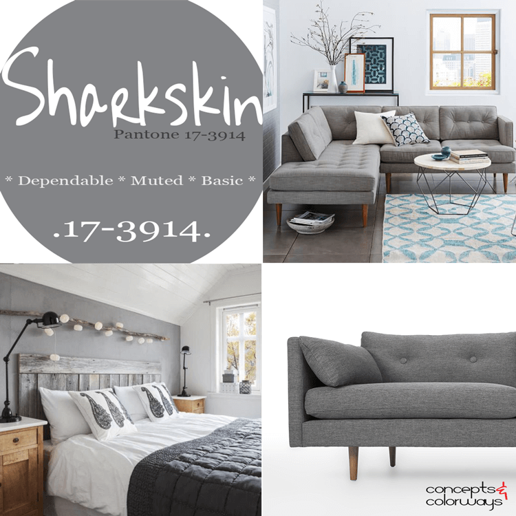 pantone sharkskin used in interior design, 2016 color trends, battleship gray, gunmetal gray