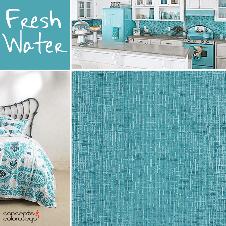 sherwin williams freshwater, turquoise used in interior design, 2016 color trends, turquoise, color for interiors
