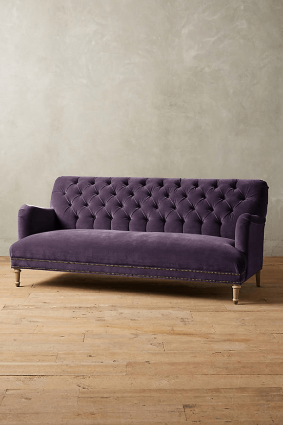 darkplumpurpletuftedsofabenjaminmooreshadow Concepts and Colorways