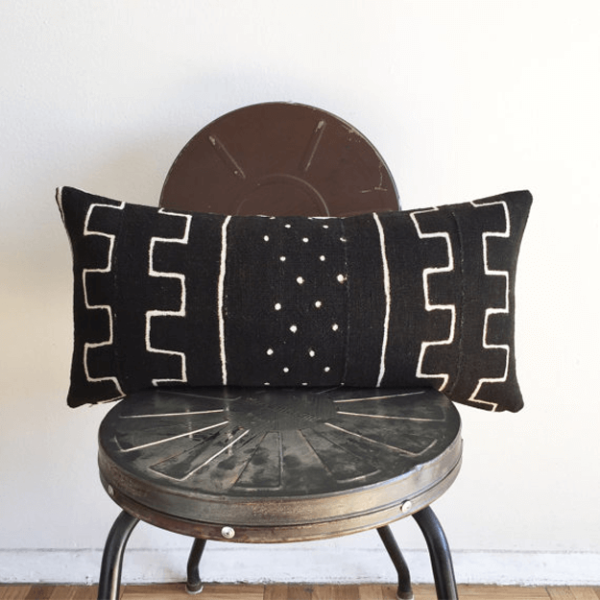 BLACK MUDCLOTH TRIBAL PILLOWS Concepts and Colorways