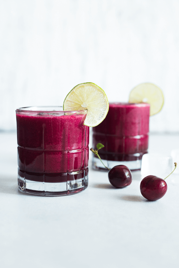 cherry lime red beet smoothie