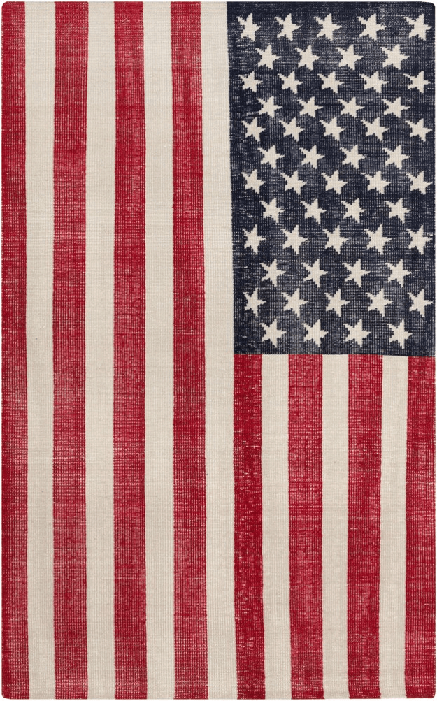 american flag area rug