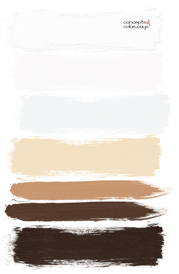 cream paint palette