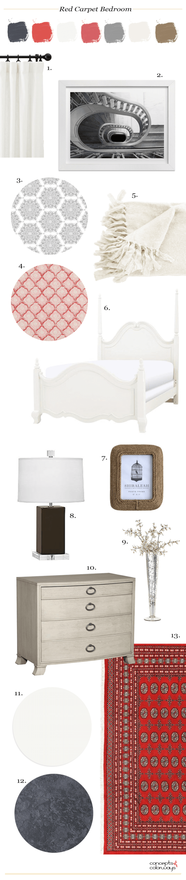 redcarpetbedroomtallinteriordesigngetthelookmoodboardM