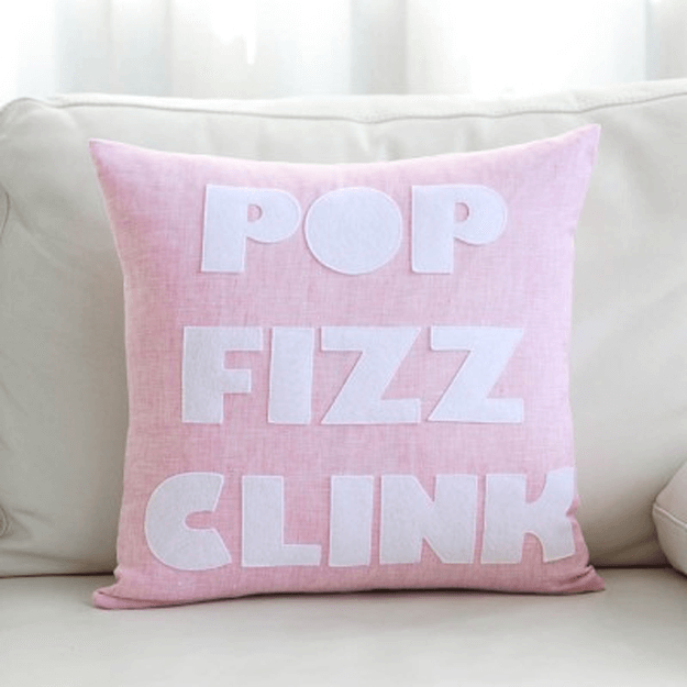 blush pink pillows
