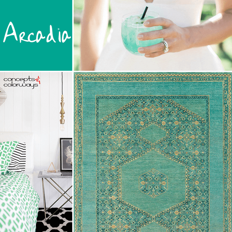 pantone arcadia, interior design color trends, color trends 2018, emerald green, jade green, blue-green, mint green, color for interiors