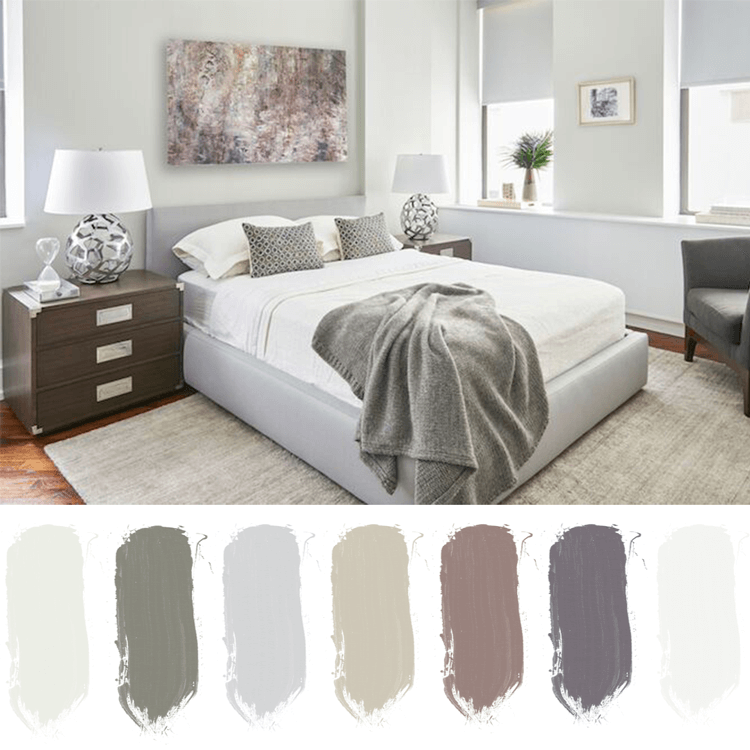 pale green bedroom, sage green blanket, ivory rug, soothing bedroom, restful bedroom ideas, bedroom color palettes