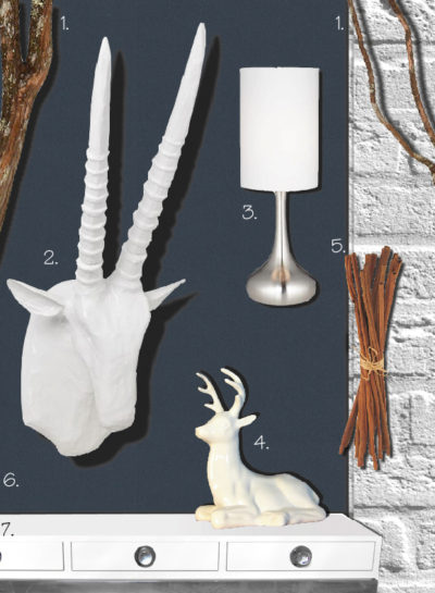 Get the Look {White Faux Taxidermy}