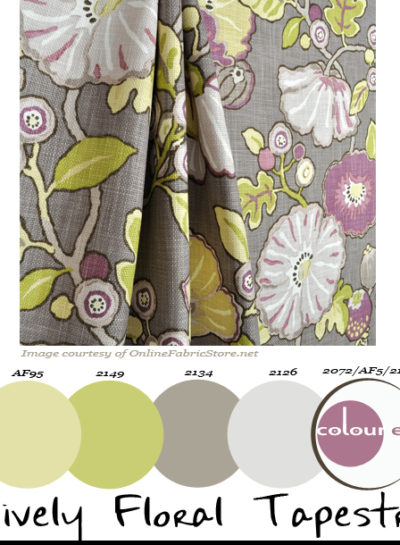 Paint Palettes {Lively Floral Tapestry}