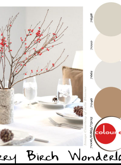 Paint Palettes {Merry Birch Wonderland}