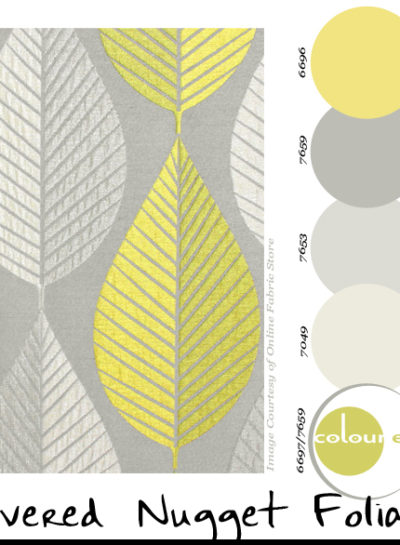 Paint Palettes {Silvered Nugget Foliage}