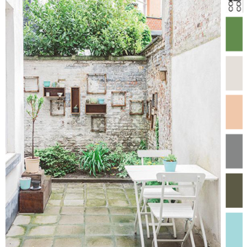 courtyard bliss color palette