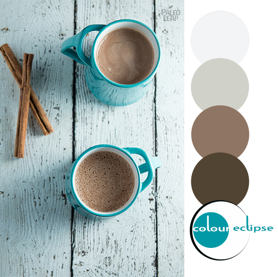 brown gray and teal color palette