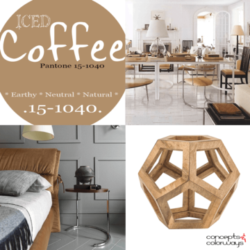 pantone iced coffee color trends