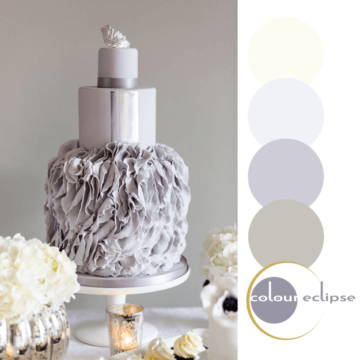 lilac and gray color palette