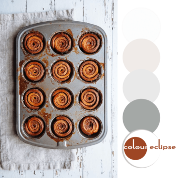 sticky bun inspired color palette