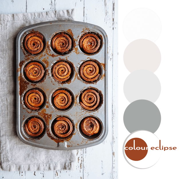 sticky bun inspired color palette