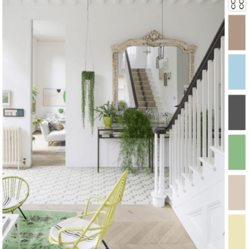 eclectic traditions interior color palette