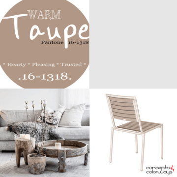 pantone warm taupe, taupe brown, taupe interiors, 2016 color trends