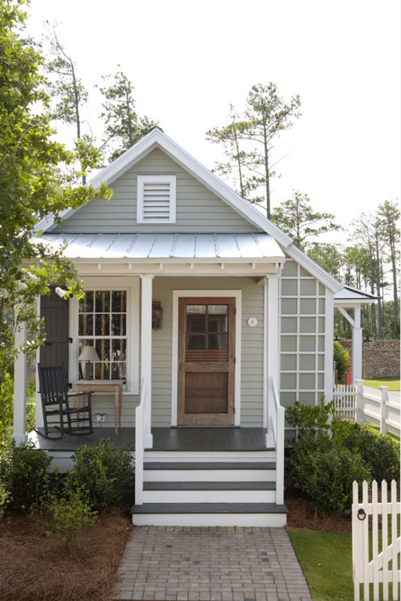 olive gray farmhouse exterior