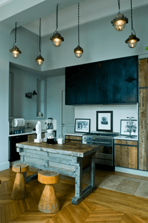 robins egg blue kitchen