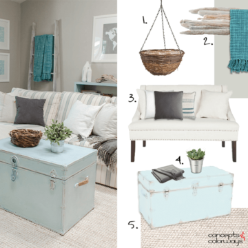 coastal style interior styling ideas