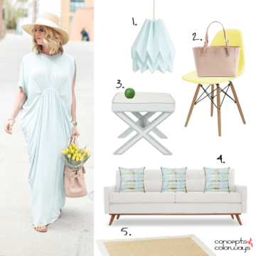 pastel interior design mood board