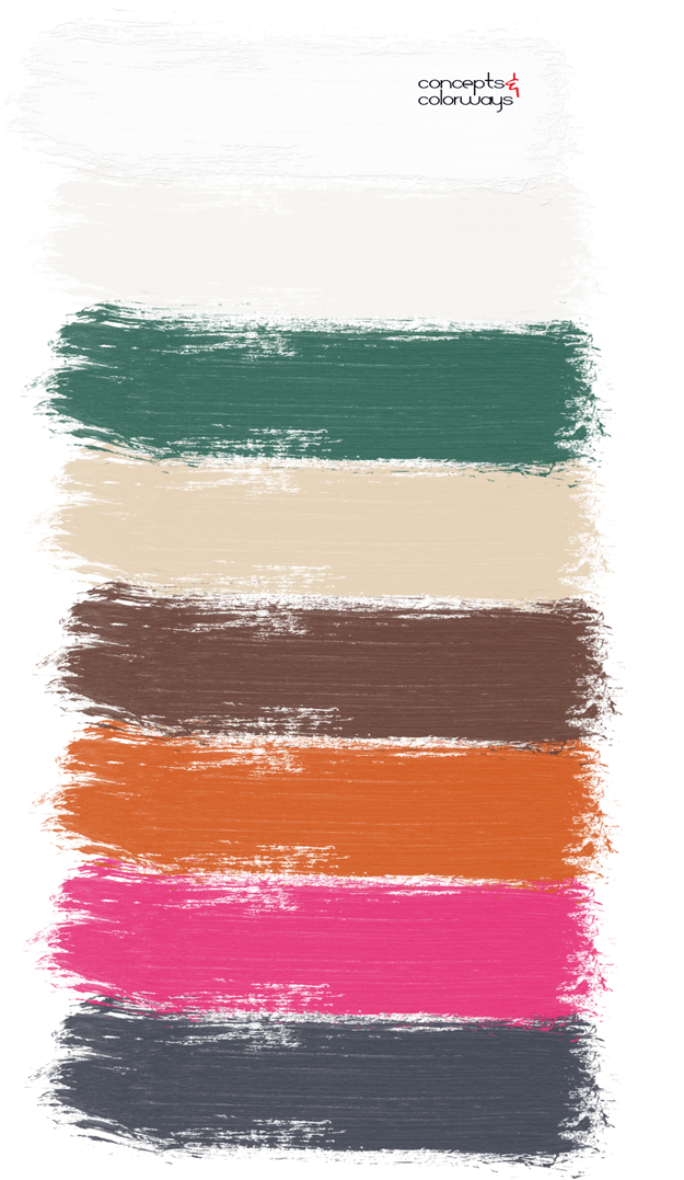 colorful foundations paint palette