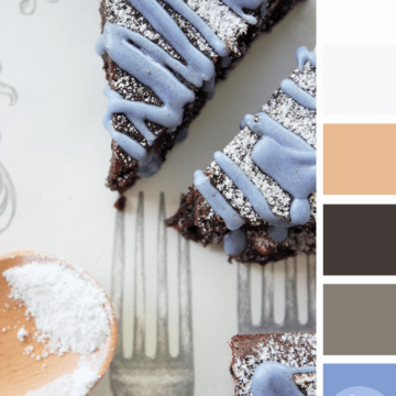 brownie inspired color palette