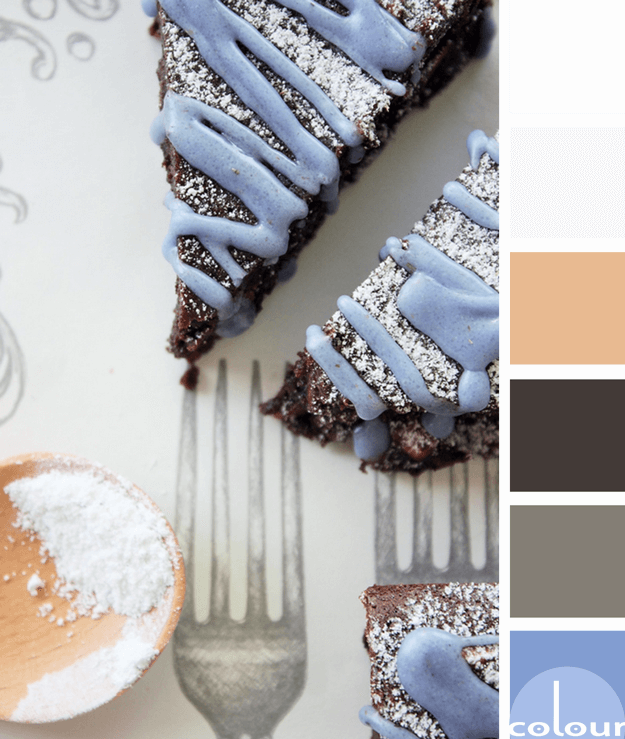 brownie inspired color palette