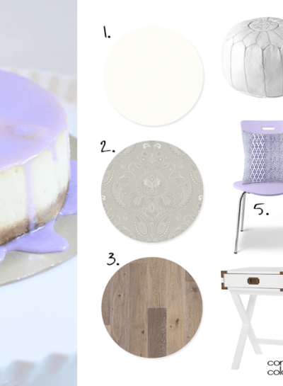 LAVENDER CHEESECAKE