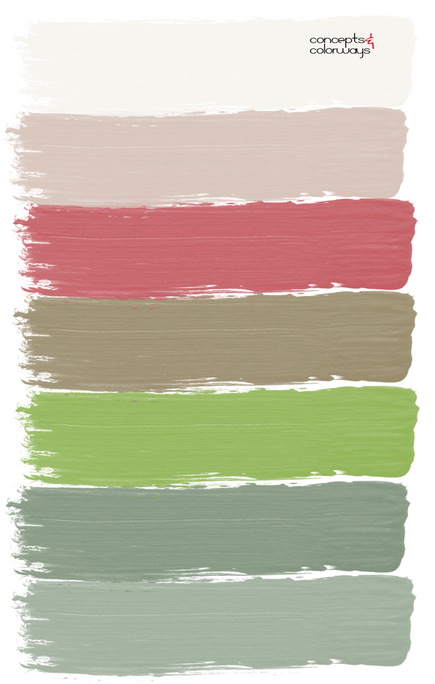 bouquet inspired paint palette