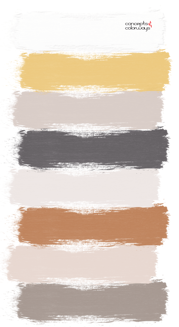 sunny yellow paint palette