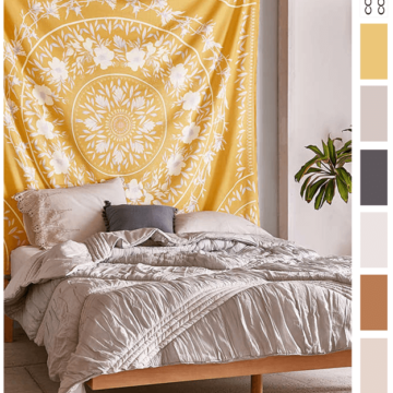 sunny yellow color palette