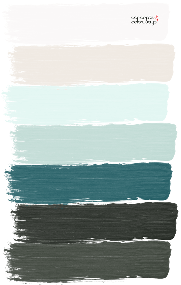 green paint palette