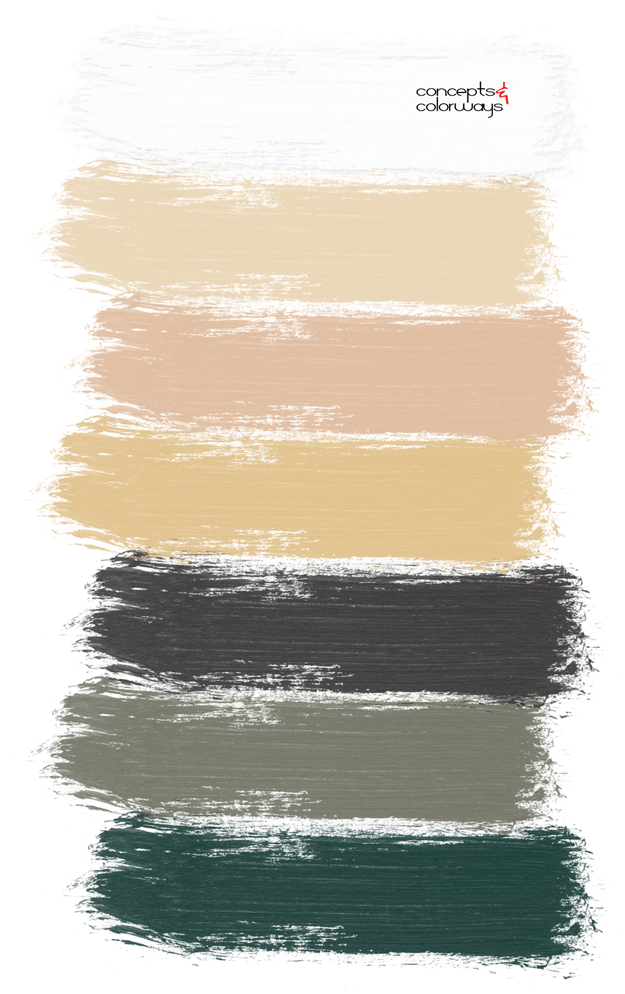 vintage modern farmhouse paint palette