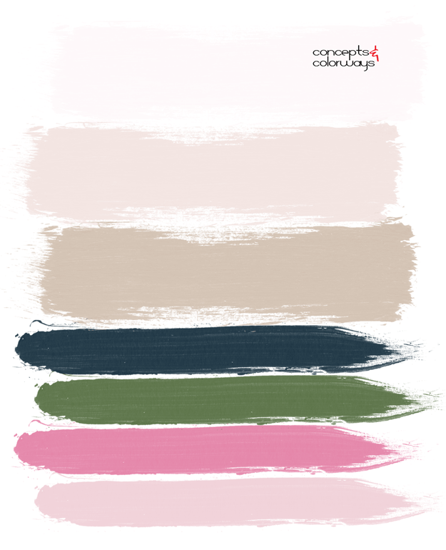 blush harmony paint palette