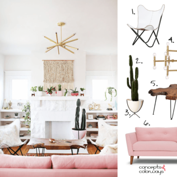 a feminine style interior