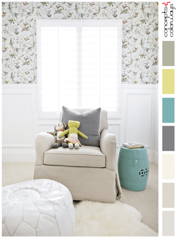a-vintage-style-interior-design-color-palette-M - Concepts and Colorways