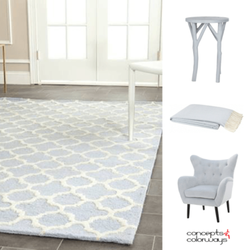 pale blue interior design product roundup