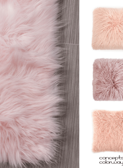 BLUSH PINK SHEEP SKIN