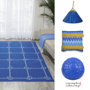 palace blue, pantone palace blue, blue decor, royal blue home decor, royal blue, bright blue, bright blue decor